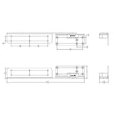 TACO Command Ratchet Hinge  1812  316 Stainless Steel Polished wHard Stop H250048